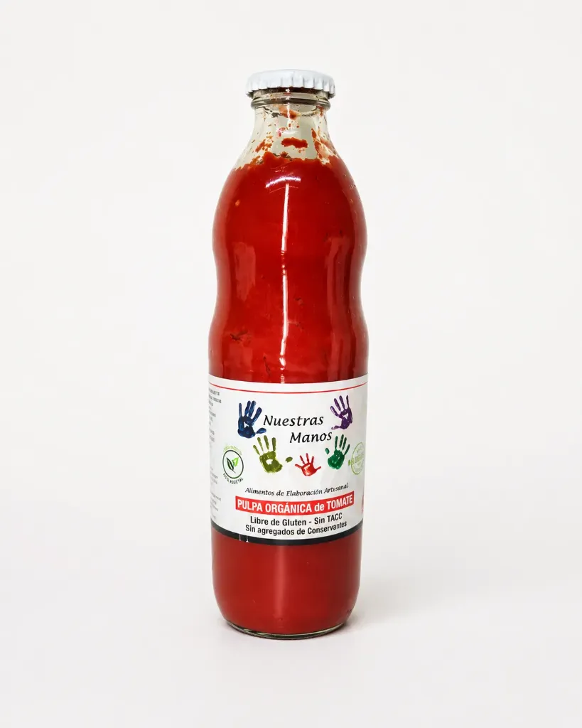 Pulpa de Tomates Orgánicos - Nuestras Manos