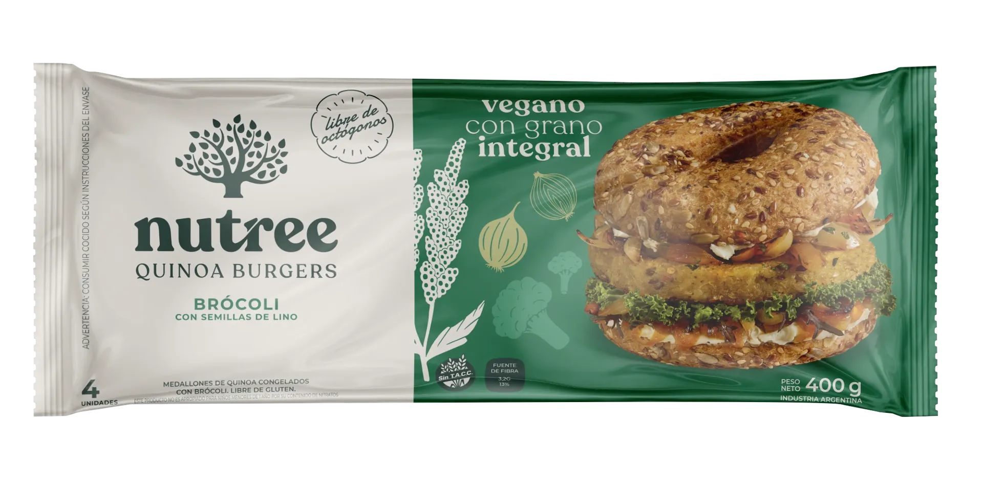 Quinoa Veggies - Brócoli con Semillas de Lino - Nutree