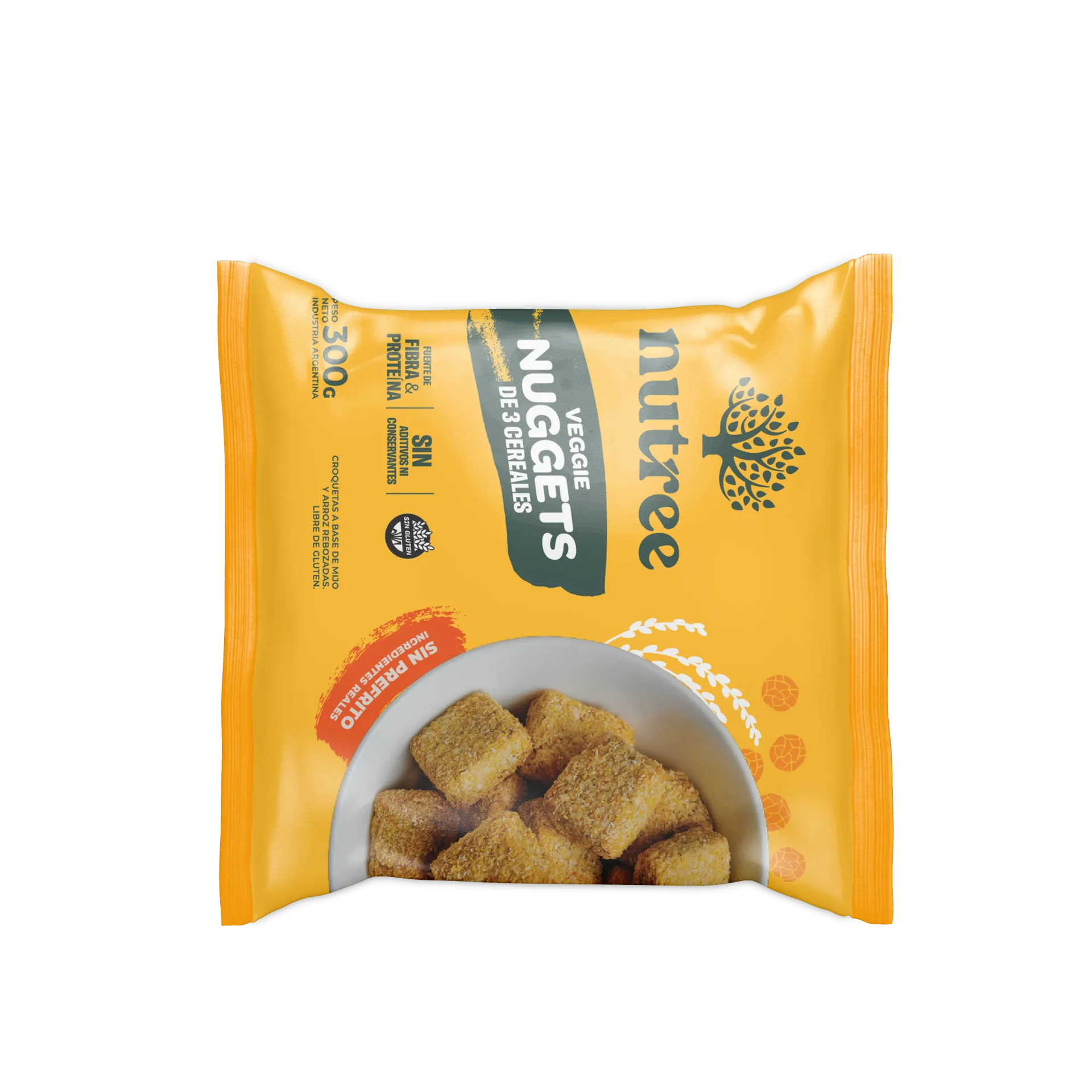 Nuggets Veggie - 3 Cereales - Nutree